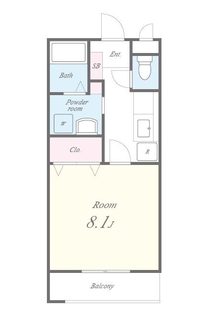 プリメール北 間取り図