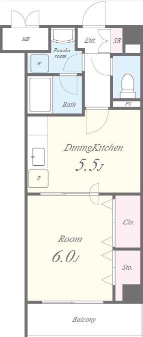 ヴァン・ベール 間取り図