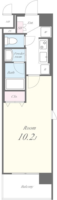 シェソワ堺七道 間取り図