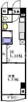 フェリース五本木 間取り図