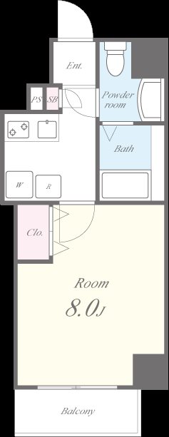 Bonheur(ボヌール) 間取り図
