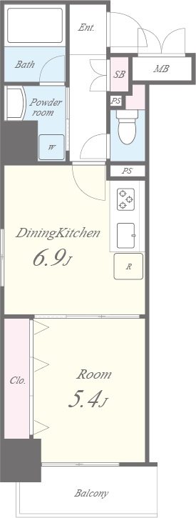 レスポワール　エフ 間取り図