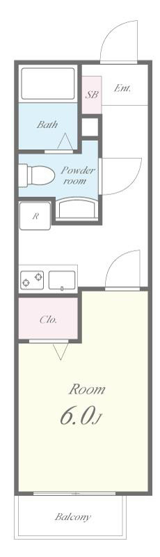 ネオ・ドミール  間取り図