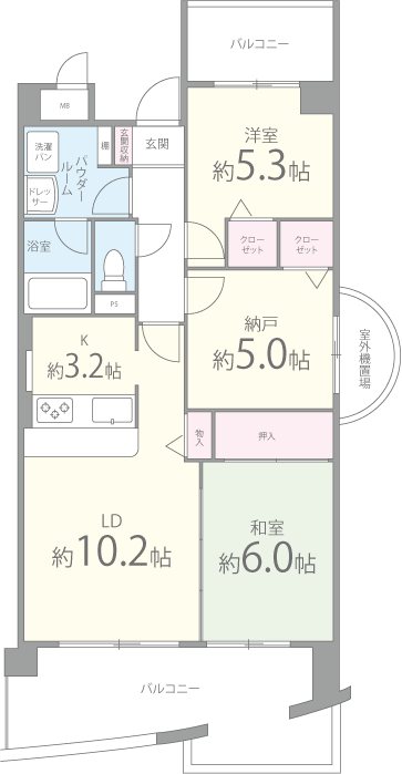 ジョイフル寿 間取り図