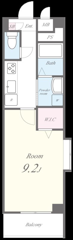 ラヴィ･フォンテーヌ 間取り図