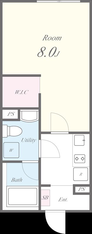 コルビジェⅢ 間取り図
