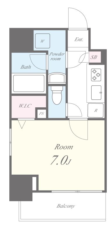 クオーレ エフ 間取り図