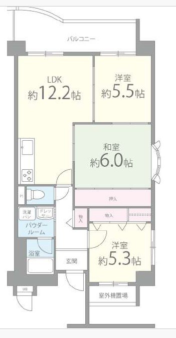 ガーデンライフ旭ヶ丘   間取り図