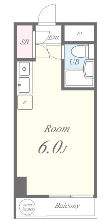 セジュール田町 間取り図