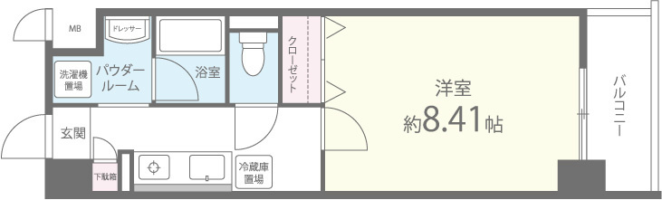 ジュモオネティ 間取り図
