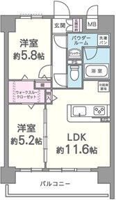 ルミエール北梅田 301号室 間取り