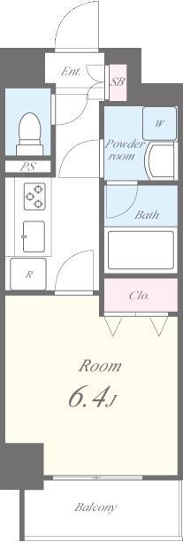 Toile blanche 間取り図