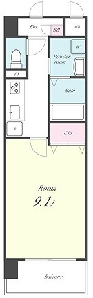 アレッサ仁志 間取り図