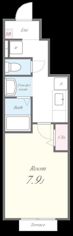 シャトレーヌⅡ 間取り図