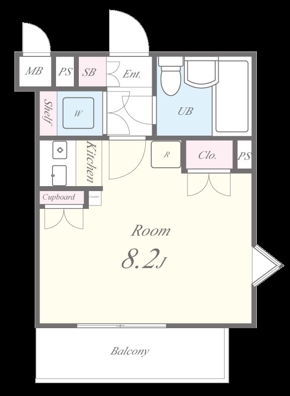 リラッサ柴又 間取り図