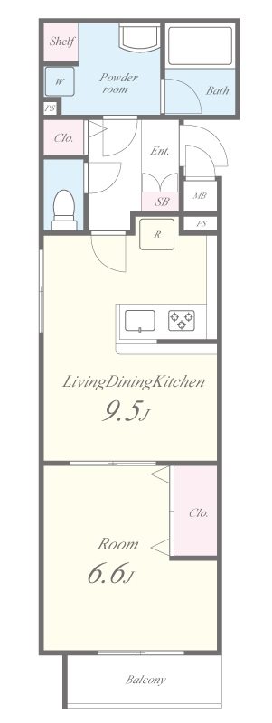 セレッソシンエイ 間取り図