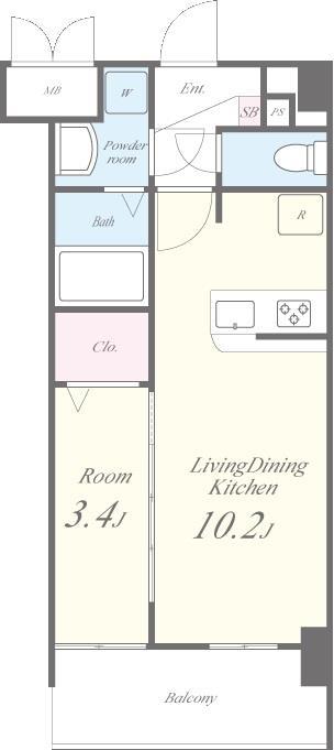 クラシィコート 間取り図