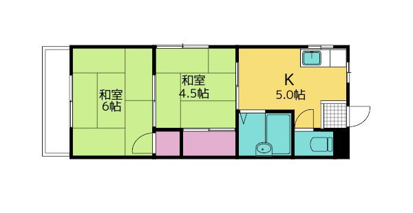 コーポ村井 間取り図