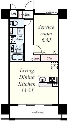 パトリス城東中央 間取り図