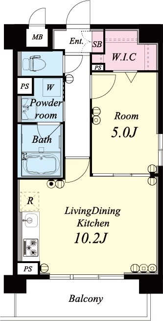 サンクレスト 401号室 間取り
