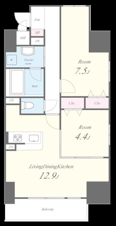Evergarden 間取り図