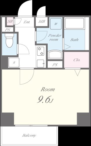 Bonheur(ボヌール) 間取り図