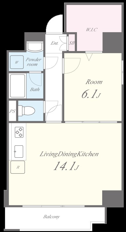 アンティエメゾン 間取り図