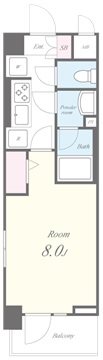 フェリシータ戸山 間取り図