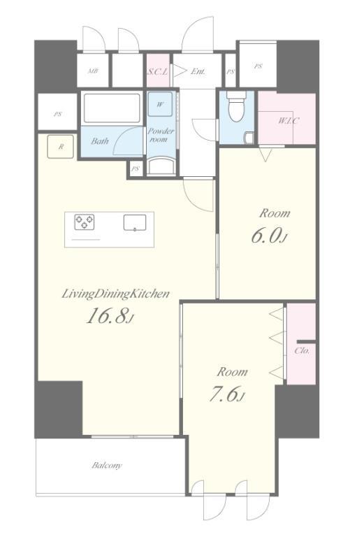 トラッド日本橋人形町 間取り図