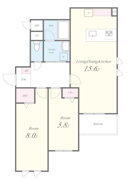 シュタット練馬春日町 間取り図