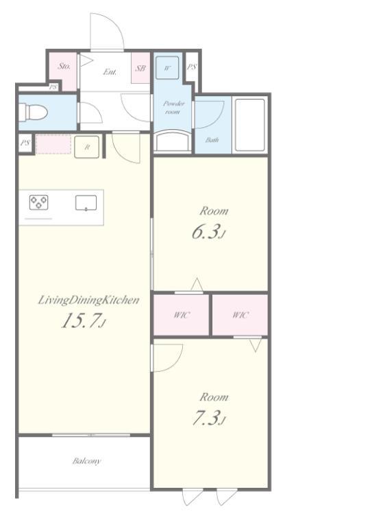 Stadt Nerima-kasugacho 間取り図
