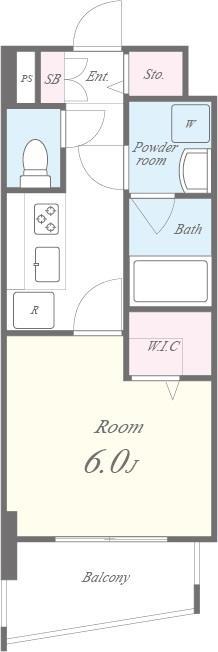 The GranResidenceNIHONBASHI 間取り図