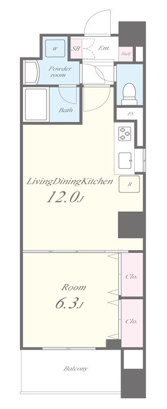アヴァンタージュ浅草 間取り図