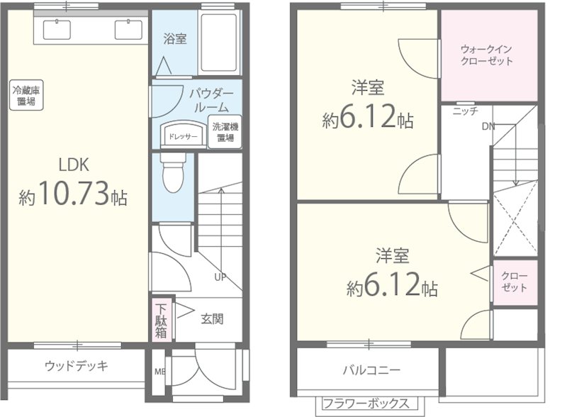 ジィプソフィラ 間取り図