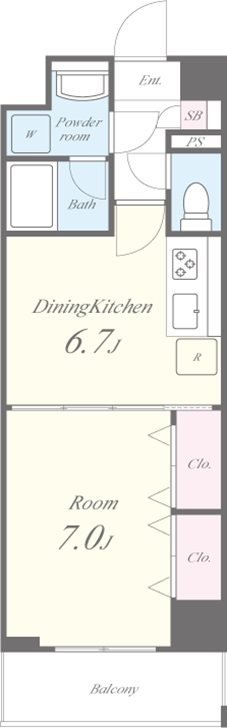 パトリス小豆沢 間取り図