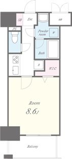 マージュ世田谷 間取り図