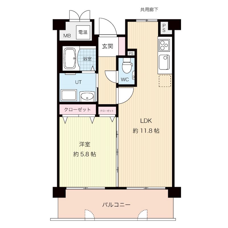 ベルフォート和泉 間取り図