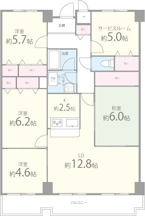 南山寿ガーデン 間取り図