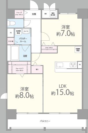 パレーブランシェ 間取り図