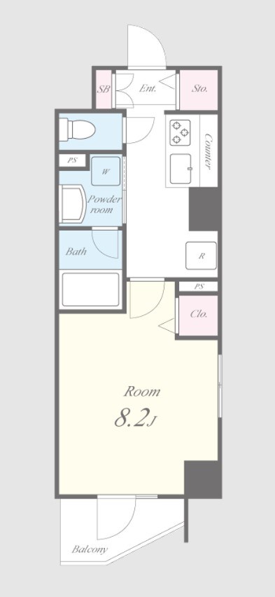 Nouvelle maison yamayaⅡ 間取り図