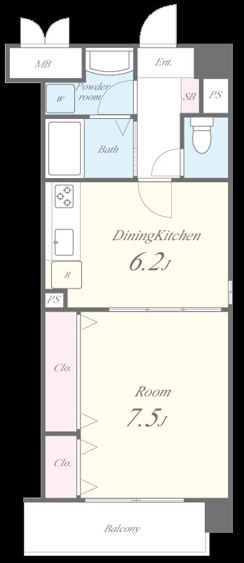 アヴァンタージュ 間取り図