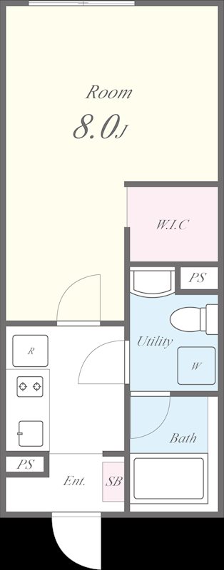 コルビジェⅢ 間取り図