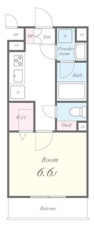 仮称)荒川区・大島様マンション 間取り図
