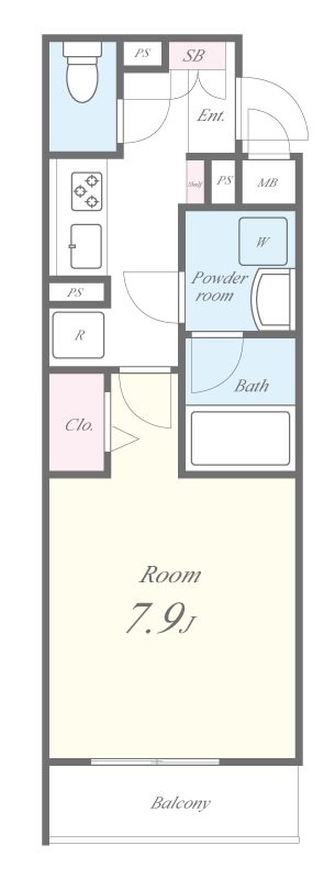 (仮称)荒川区・大島様マンション 間取り図