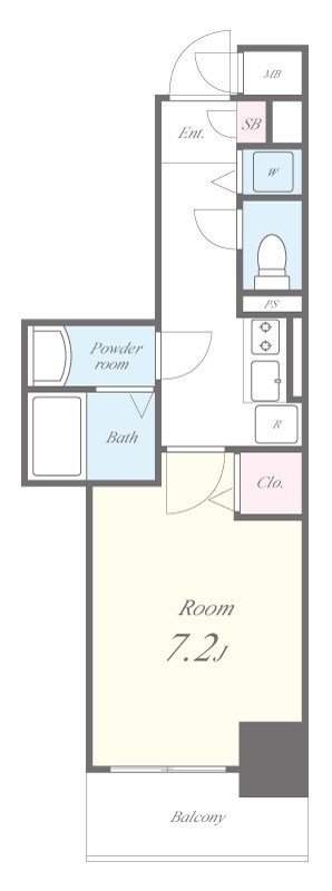 Mo-1(エムオーワン) 間取り図