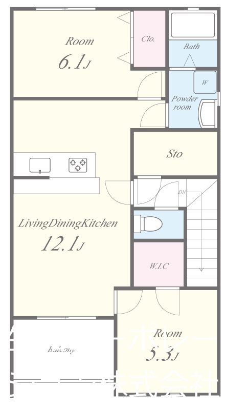 グランディールⅡ 間取り図