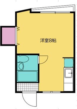 福島常盤マンション 間取り図