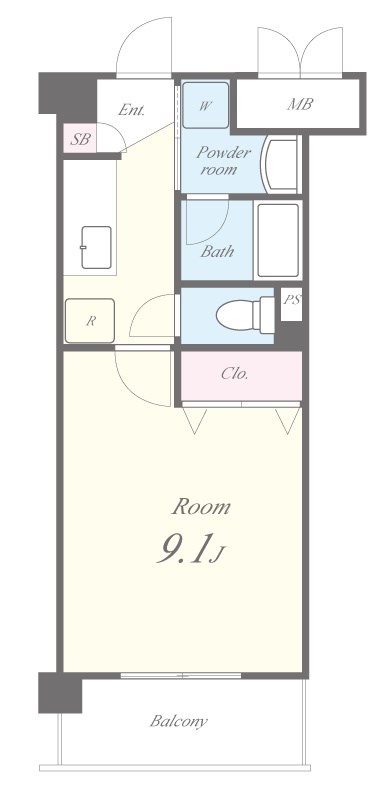 アラモード パレス 間取り図
