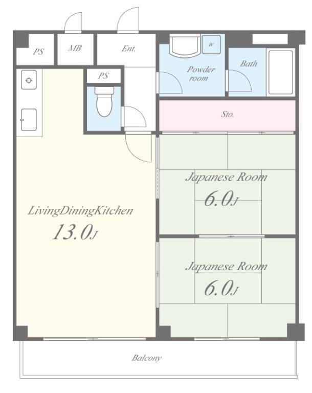 エステートサカイ 303号室 間取り