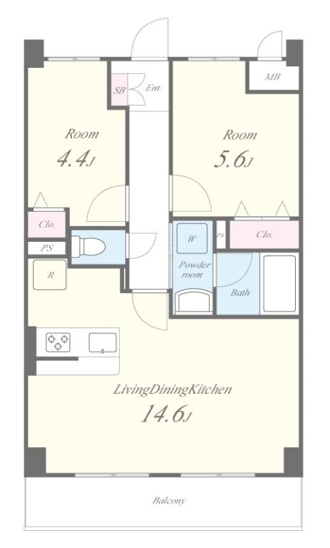Le・Ciel徳川（ルシエルトクガワ） 間取り図